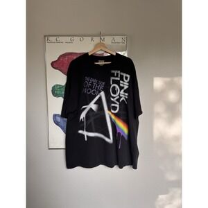 PINK FLOYD Men's Shirt BLACK LIQUID BLUE  Dark Side Of The Moon XXXL 2001